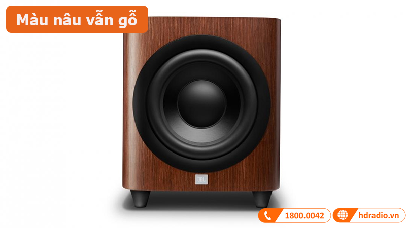 Loa sub JBL HDI 1200P màu nâu vân gỗ 