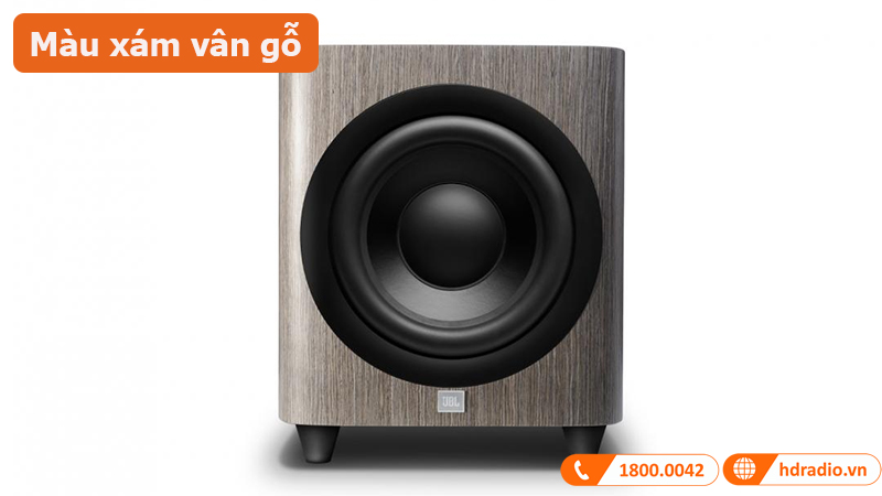 Loa sub JBL HDI 1200P màu xám vân gỗ 