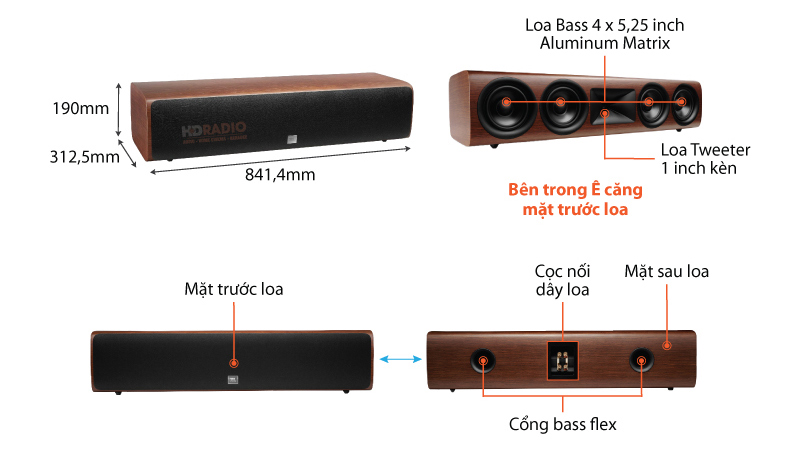 Chú thích loa JBL HDI 4500