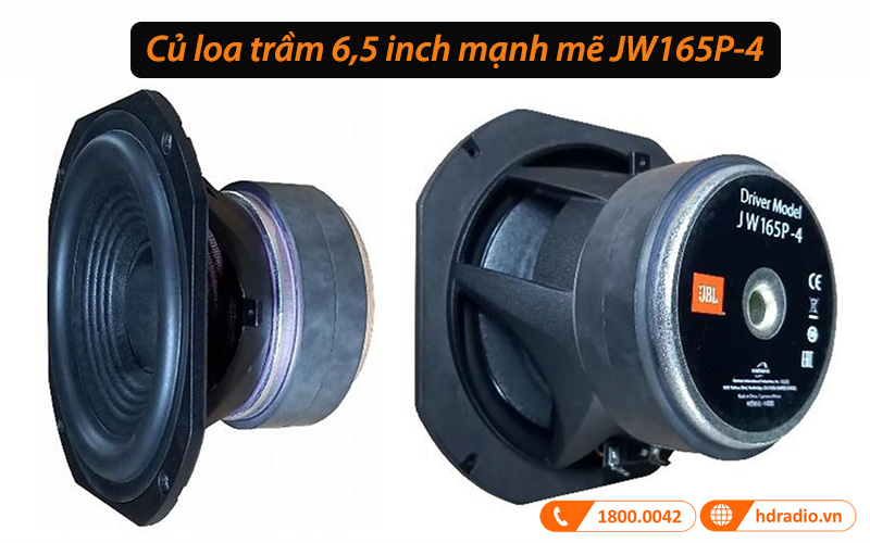 Củ loa trầm 6,5inch JW165P-4