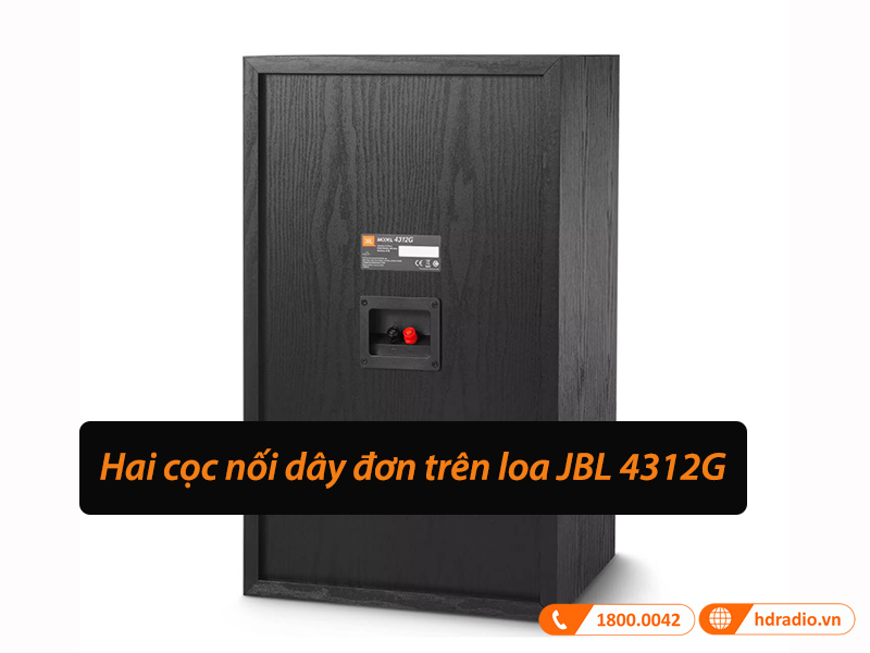 cổng kết nối của JBL 4312G
