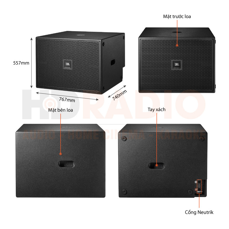 Chú thích Loa sub JBL GC18