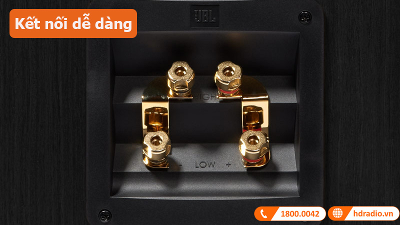 Loa bookshelf JBL 4349 Studio Monitor kết nối dễ dàng