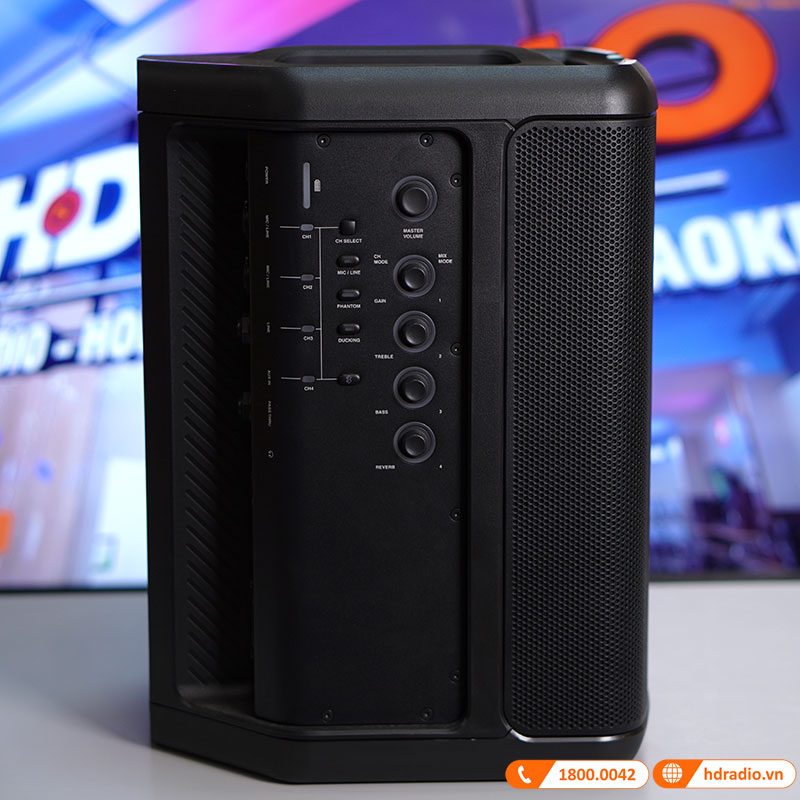 Loa JBL EON ONE Compact, Pin 12h, 150W, Mixer 4 kênh, AUX, Bluetooth, Mic, Line (Hệ Thống PA All-In-One)-12