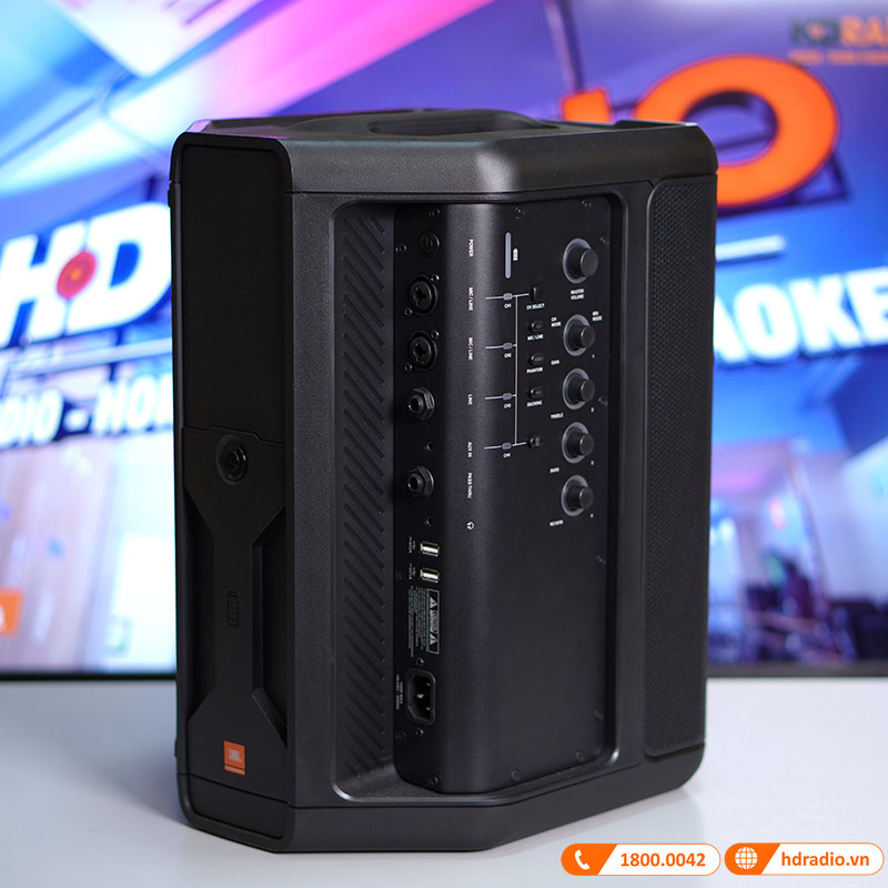 Loa JBL EON ONE Compact, Pin 12h, 150W, Mixer 4 kênh, AUX, Bluetooth, Mic, Line (Hệ Thống PA All-In-One)-3