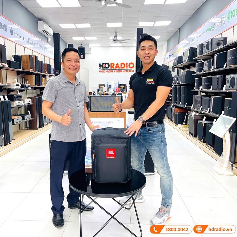 Loa JBL EON ONE Compact, Pin 12h, 150W, Mixer 4 kênh, AUX, Bluetooth, Mic, Line (Hệ Thống PA All-In-One)-15