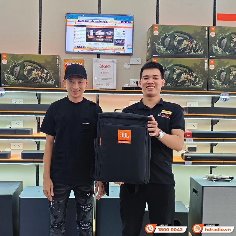 Loa JBL EON ONE Compact, Pin 12h, 150W, Mixer 4 kênh, AUX, Bluetooth, Mic, Line (Hệ Thống PA All-In-One)-19