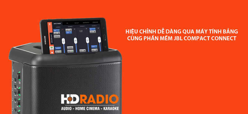 Loa JBL EON ONE Compact với app JBL Compact connect
