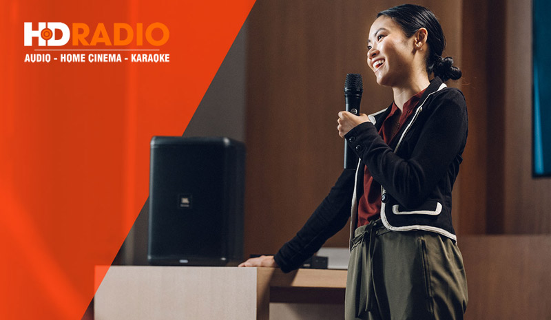 Loa JBL EON ONE Compact hỗ trợ giảng dạy