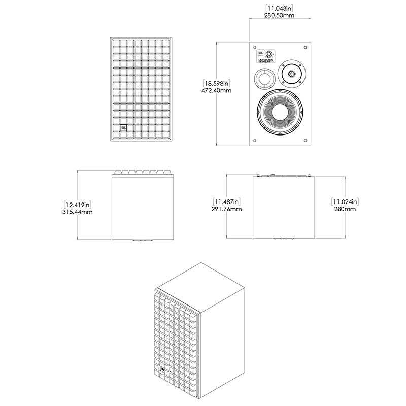 kich thuoc loa jbl l82 classic