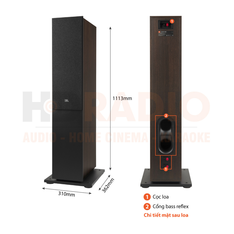 Chú thích Loa JBL Stage 260F