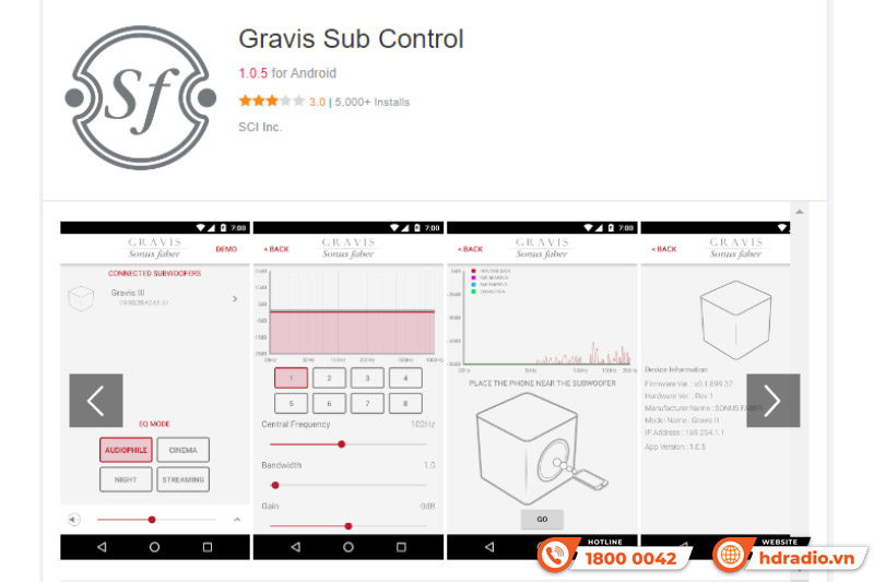 Loa sub Sonus faber Gravis VI