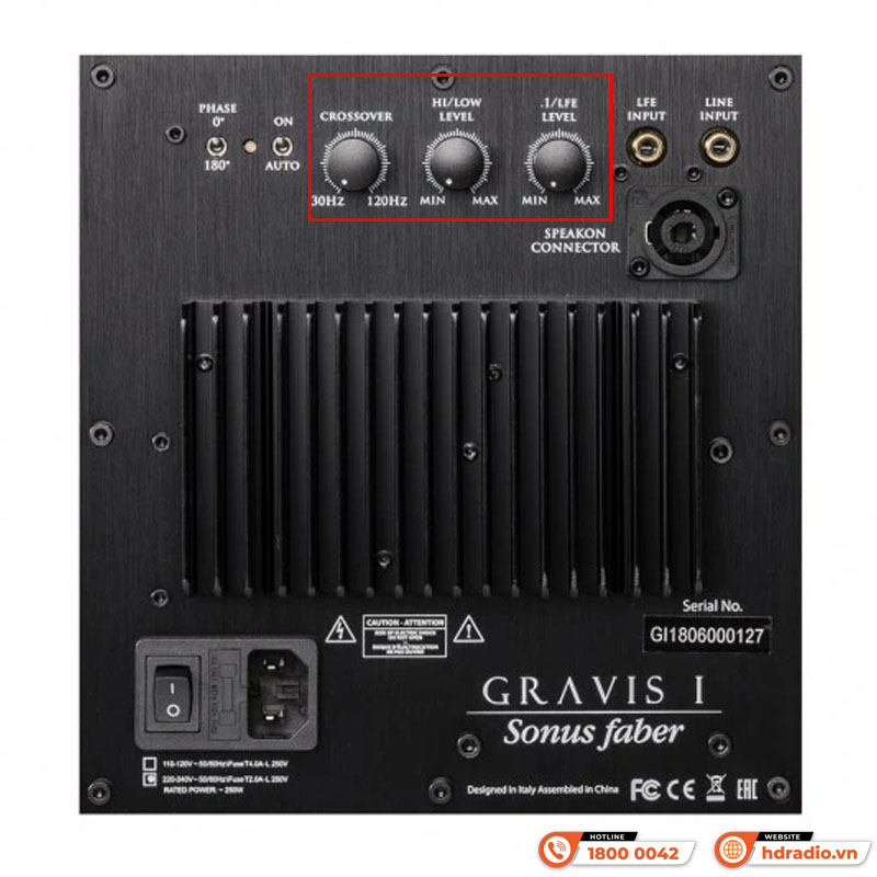 Loa Sub Sonus Faber Gravis I