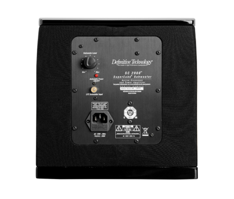 Kết nối dễ dàng với Loa sub Definitive Technology SuperCube 2000 Loa sub Definitive Technology SuperCube 2000