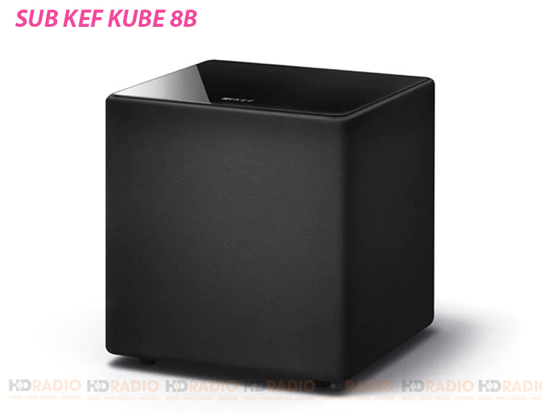 Loa Sub KEF Kube 8B có thiết kế hiện đại, rất nhỏ gọn Loa Sub KEF Kube 8B