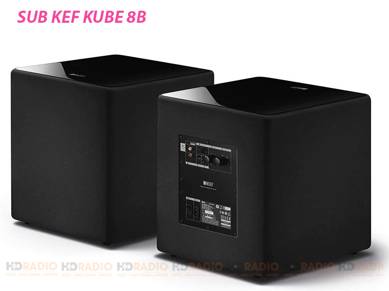 subwoofer KEF Kube 8B có công suất mạnh mẽ Loa subwoofer KEF Kube 8B