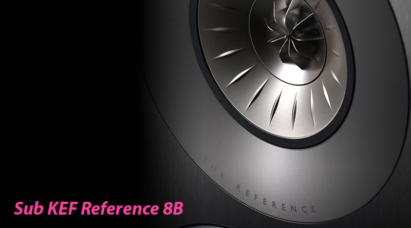 Loa siêu trầm KEF Reference 8B sử dụng hai trình điều khiển 9 inch có độ méo cực thấp Lao Sub KEF Reference 8B