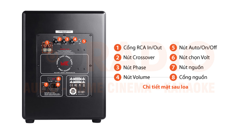  Loa M&K Sound V10 Black