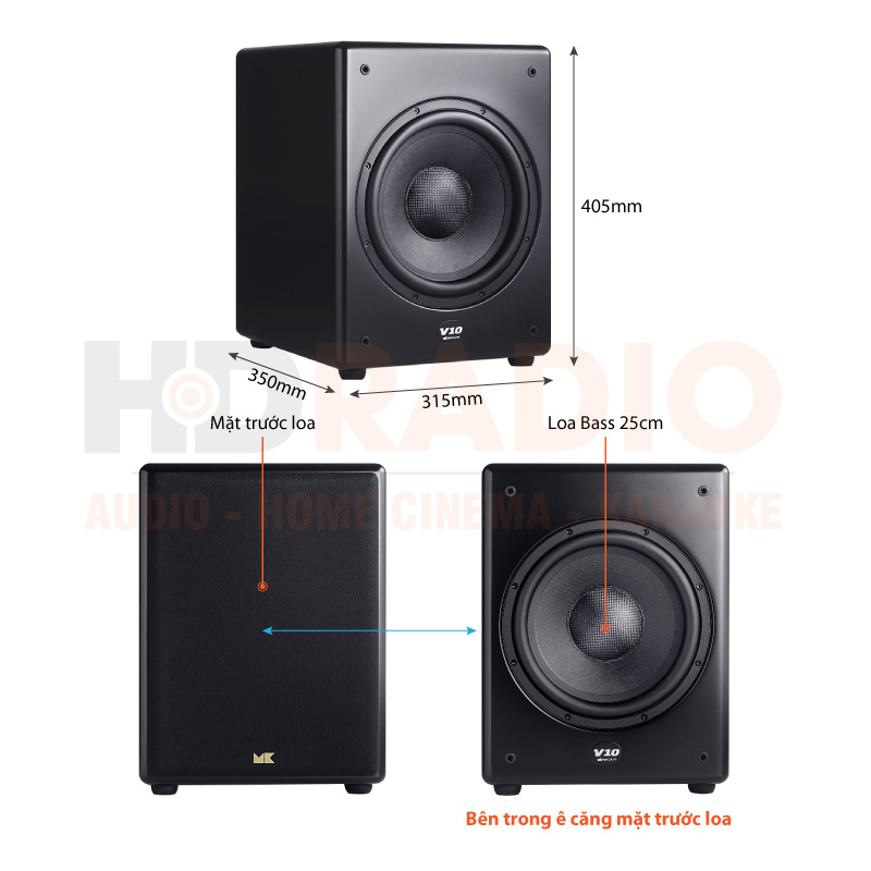  Loa M&K Sound V10 Black