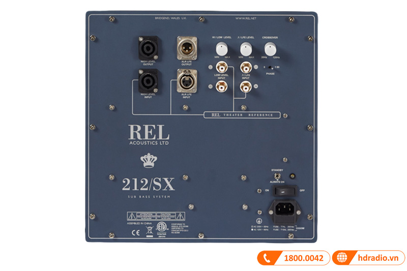 Loa sub Rel 212SX