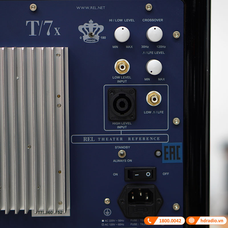 Loa sub Rel T7X, 200W, Bass 20 cm, Có thể Kết Nối Không Dây-6