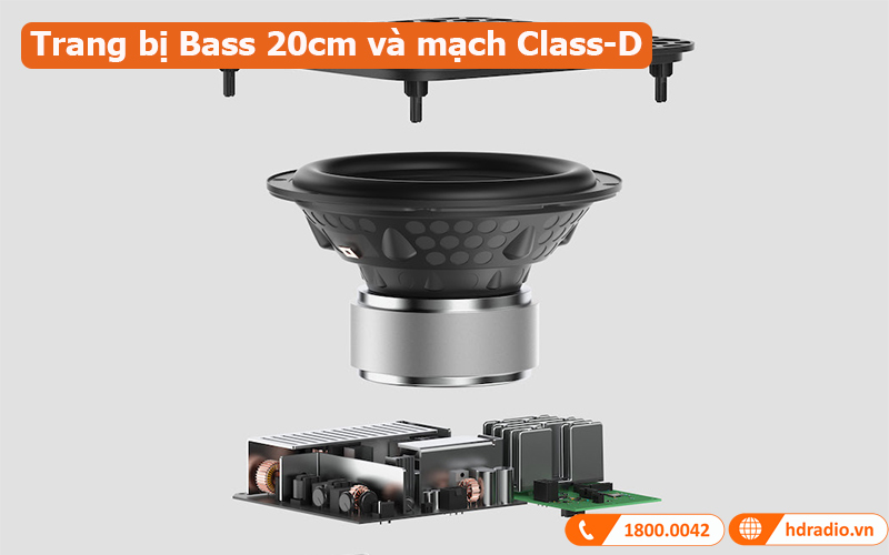 Loa Sennheiser Ambeo Sub trang bị bass 20cm và mạch class-D