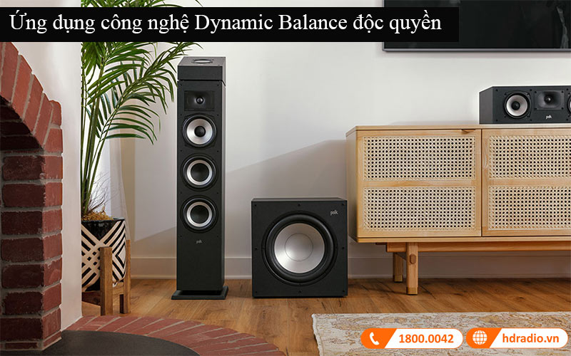 Cong nghe tich hop tren Loa Polk Audio Monitor XT12 Loa Polk Audio Monitor XT12