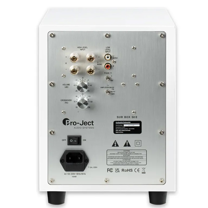 Loa sub Pro-Ject Box 50 E, Bass 13cm, Tần số 38Hz - 160Hz-4