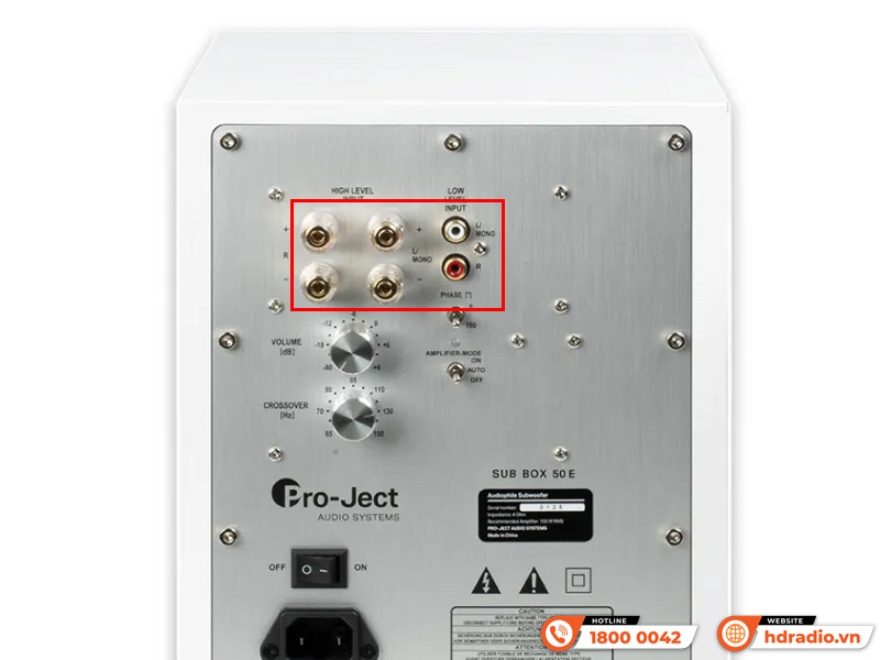 Loa sub Pro-Ject Box 50 E