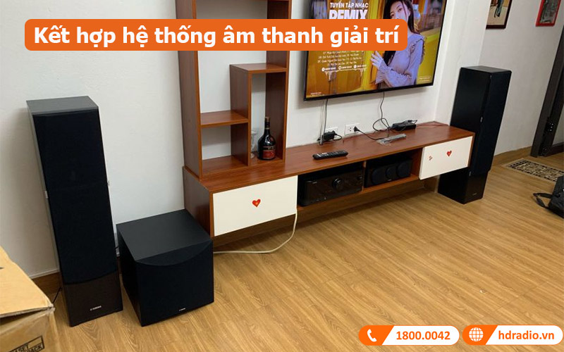 Loa Yamaha NS-SW100 ứng dụng thực tế 