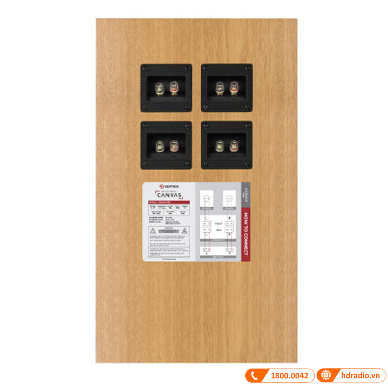 Loa Sumico Canvas 1008 (1 loa sub + 2 loa vệ tinh), 250W, 90dB, 6Ohms-9