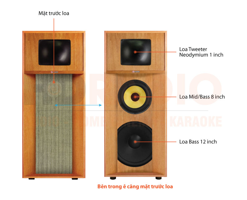 Loa Sumico Gold Horn 12