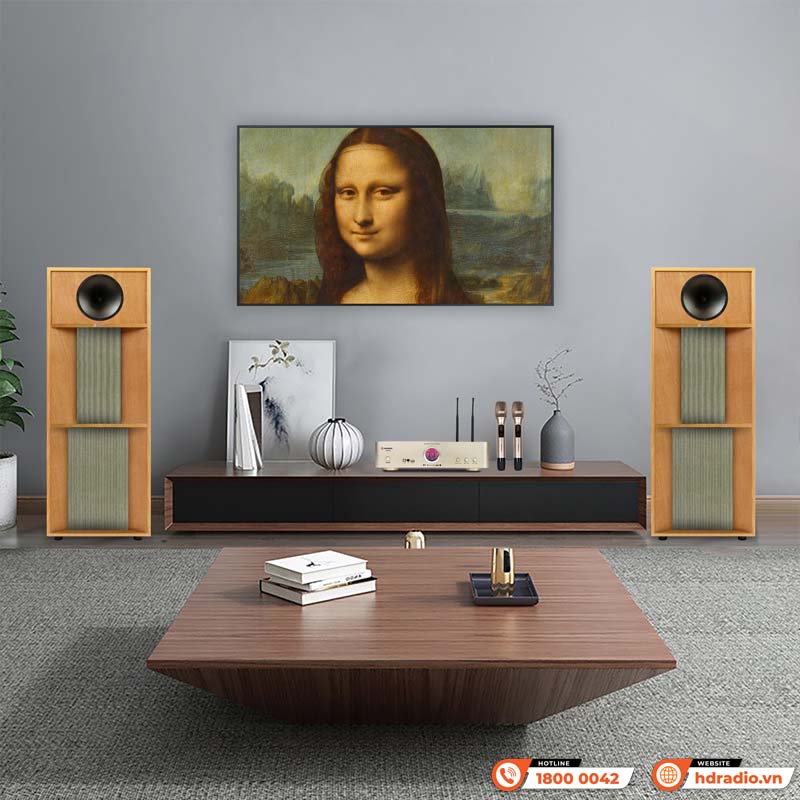 Loa Sumico Gold Horn 15, Bass 38cm, 350W, 93db, 6Ohms, 25Hz – 20KHz-8