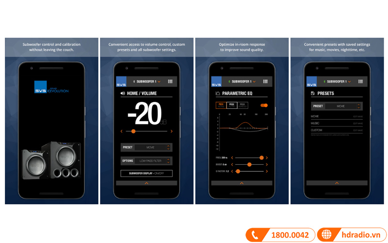 ung dung dieu khien loa svs 3000 micro