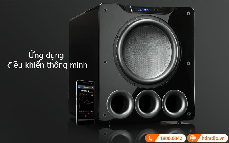 ung dung dieu khien Loa sub SVS PB16-Ultra