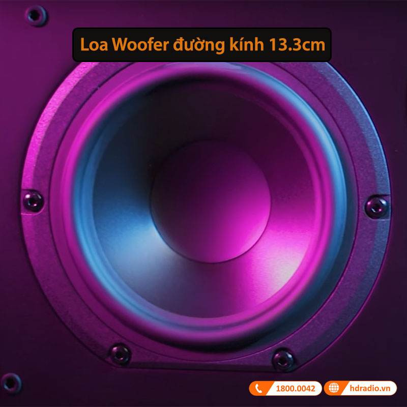 Loa woofer đường kính 13.3cm
