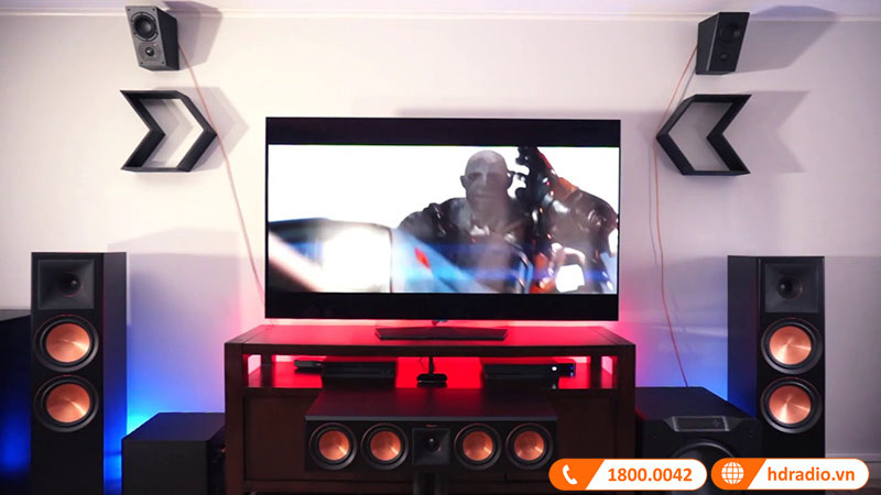 loa surround trong hệ thống xem phim tại gia