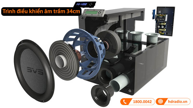 trình điều khiển âm trầm 34cm