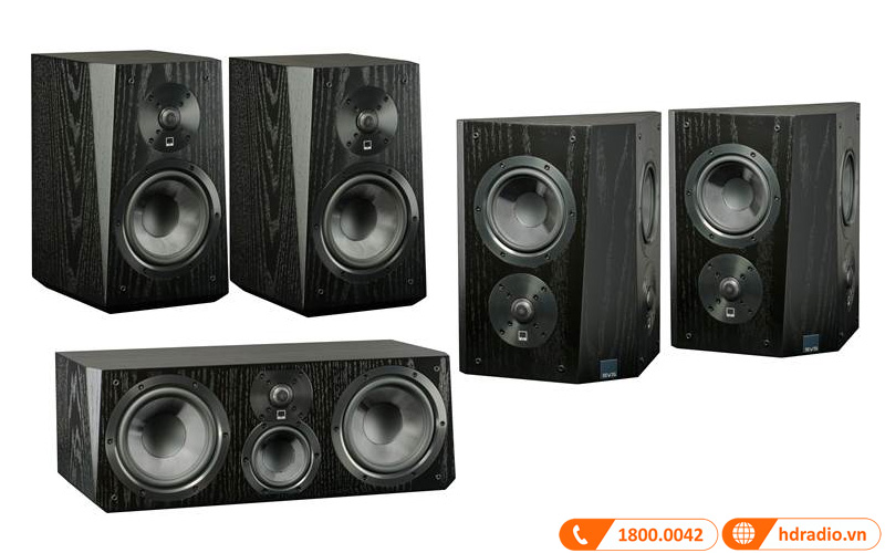 bo loa 5.0 svs ultra bookshelf surround system