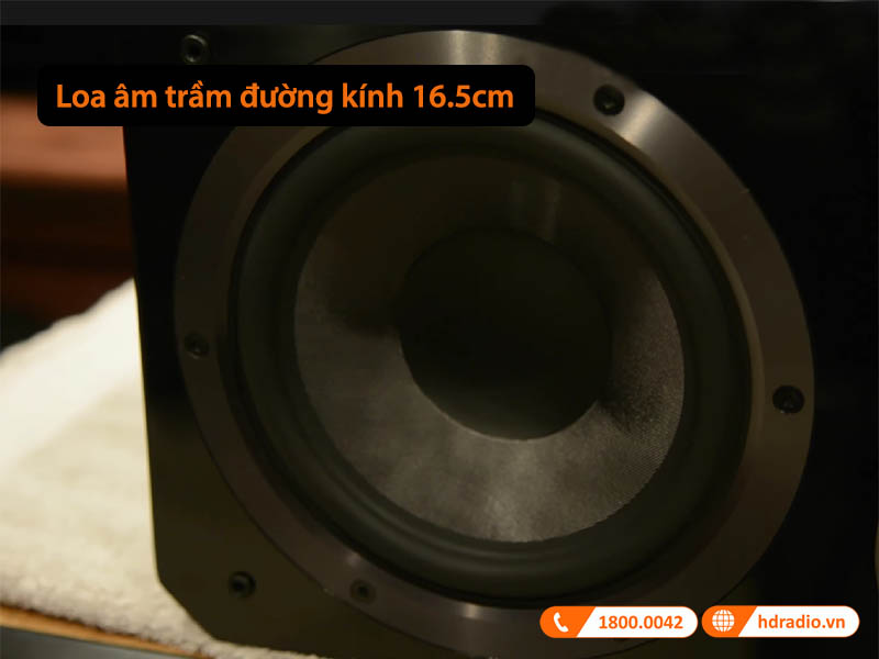 loa âm trầm đường kính 16.5cm