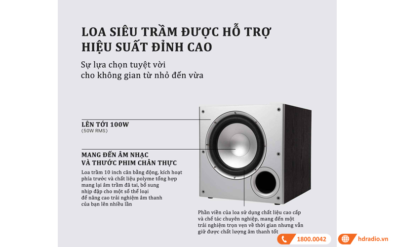 Loa sub Polk Audio PSW 10 cong suat