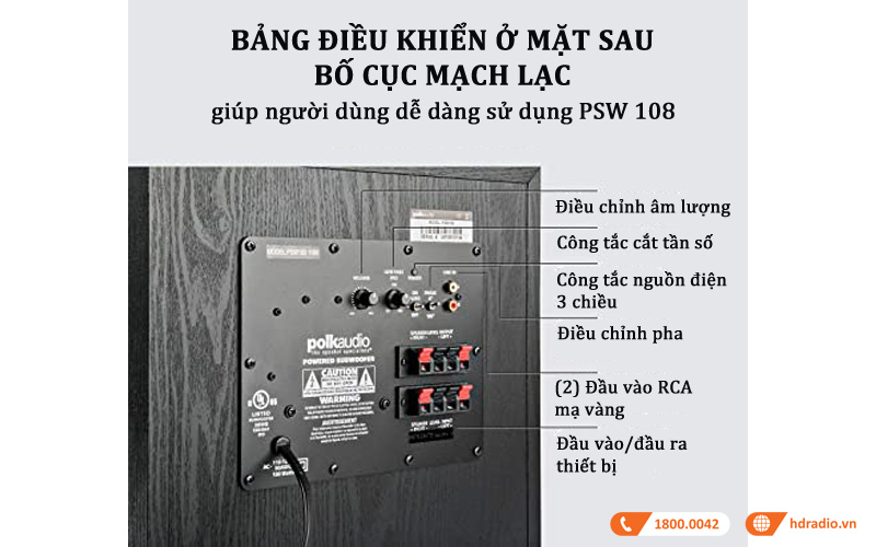 Loa Sub Polk PSW 108 dieu khien nhanh chong