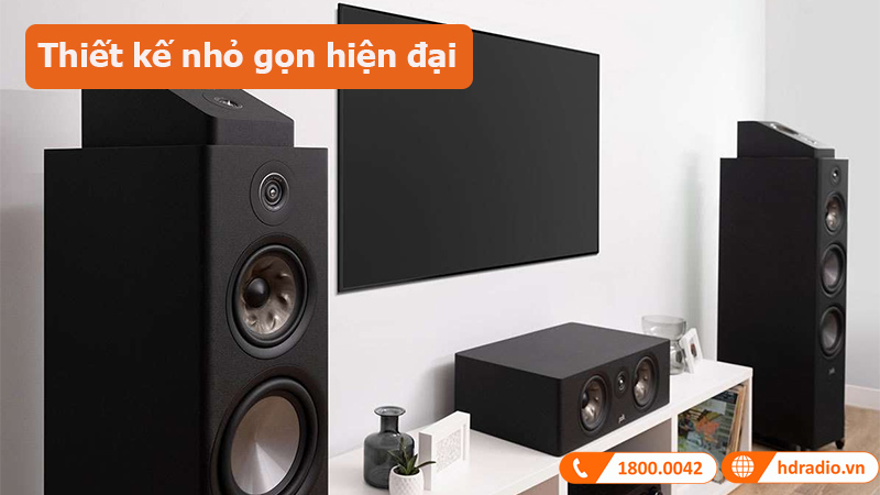 Loa center Polk Audio Reserve R400 thiết kế nhỏ gọn hiện đại 