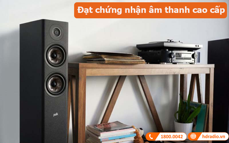 Loa đứng Polk Audio Reserve R500 đạt chứng nhận âm thanh cao cấp 