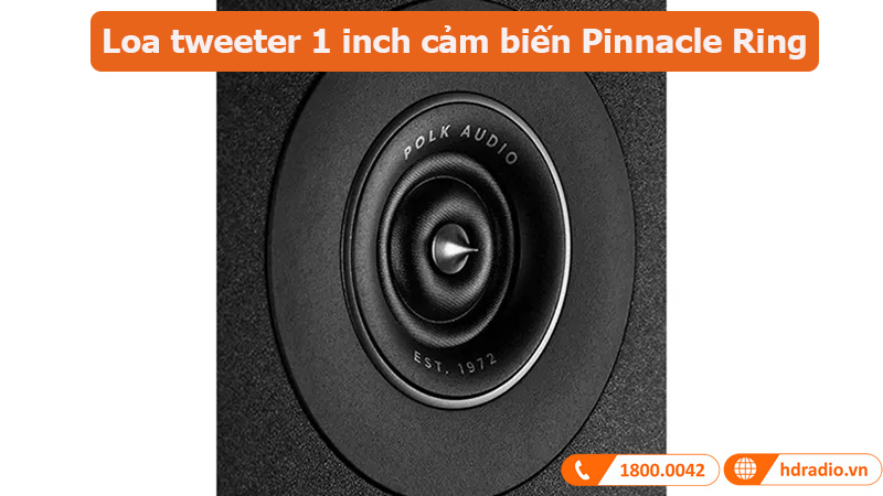 Loa đứng Polk Audio Reserve R500 loa tweeter 1 inch cảm biến Pinnacle Ring