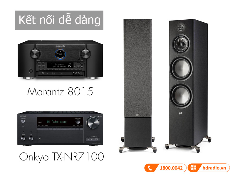 Ket noi Loa Polk Audio R700