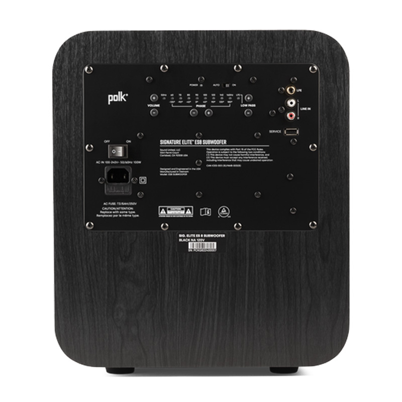 Loa Sub Polk Audio Signature Elite ES8, Bass 20cm, Công suất 100W-5