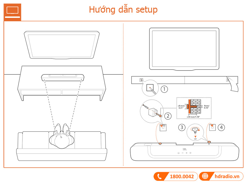 Huong dan su dung Loa JBL Bar 2.0 All-in-one MK2