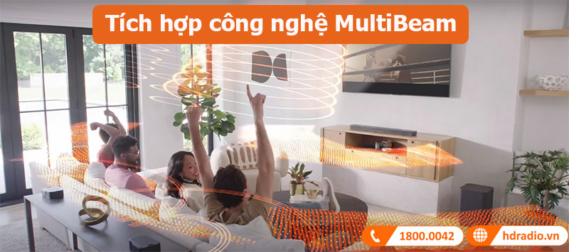 Loa soundbar JBL Bar 1000 công nghệ MultiBeam
