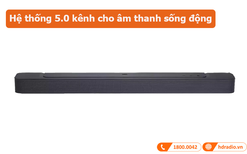 Loa soundbar JBL Bar 300 Hệ thống 5.0 kênh mang lại âm thanh sống động